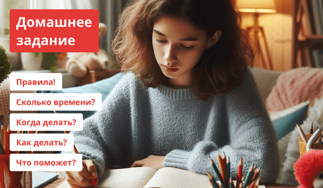 Как правильно делать уроки?